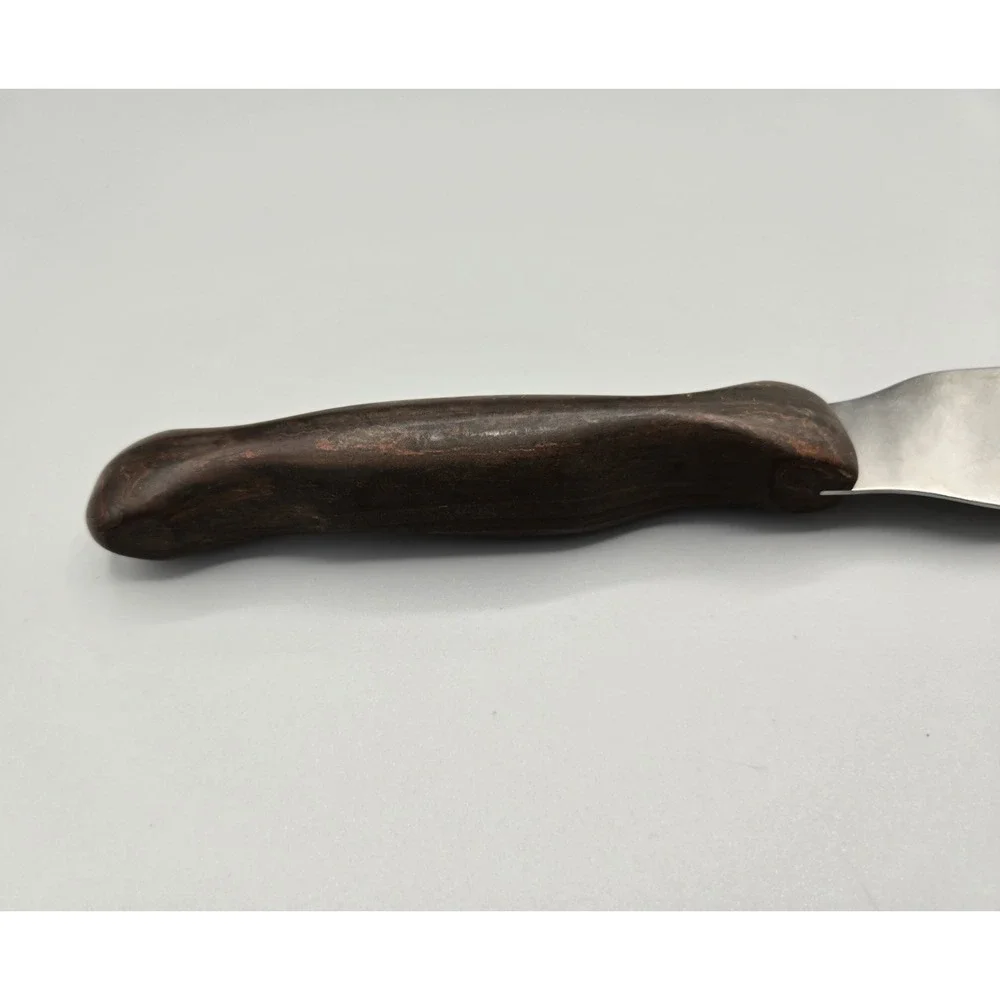 Vintage CUTCO 1028 Cake Icing‎ Spatula Spreader Knife Classic Brown Swirl Handle